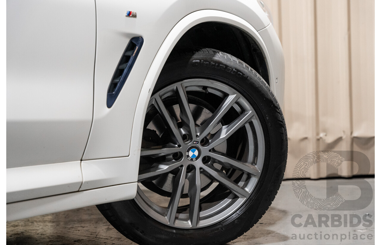 08/2019 BMW X3 Xdrive 20d (AWD) M-Sport Pack G01 4d Wagon White Turbo Diesel 2.0L