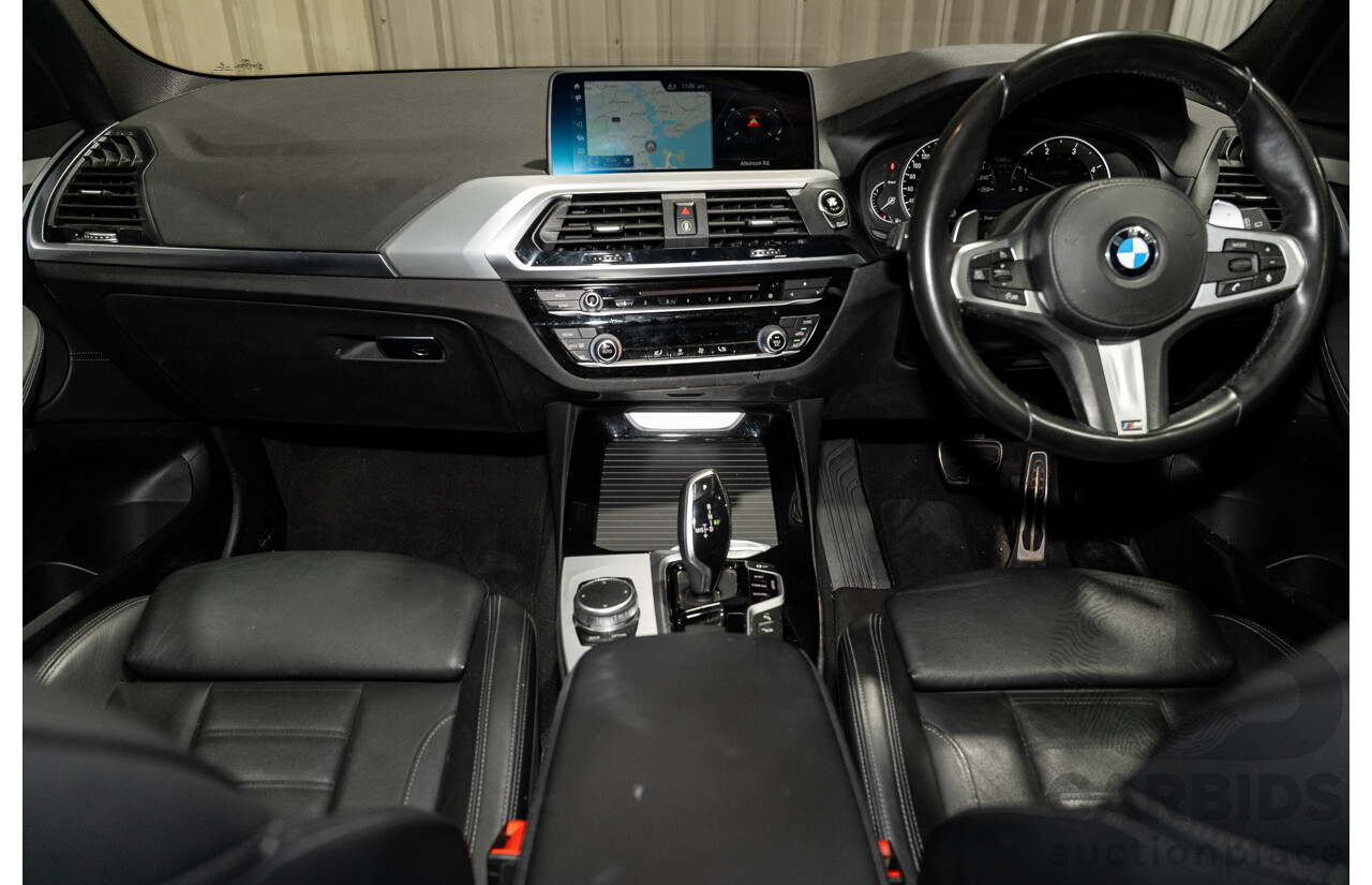 08/2019 BMW X3 Xdrive 20d (AWD) M-Sport Pack G01 4d Wagon White Turbo Diesel 2.0L