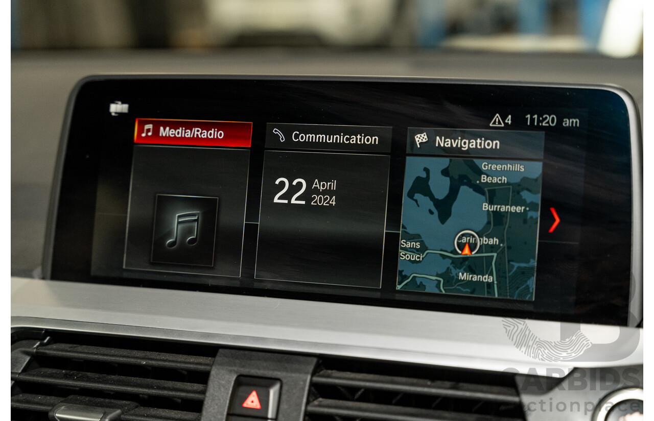 08/2019 BMW X3 Xdrive 20d (AWD) M-Sport Pack G01 4d Wagon White Turbo Diesel 2.0L