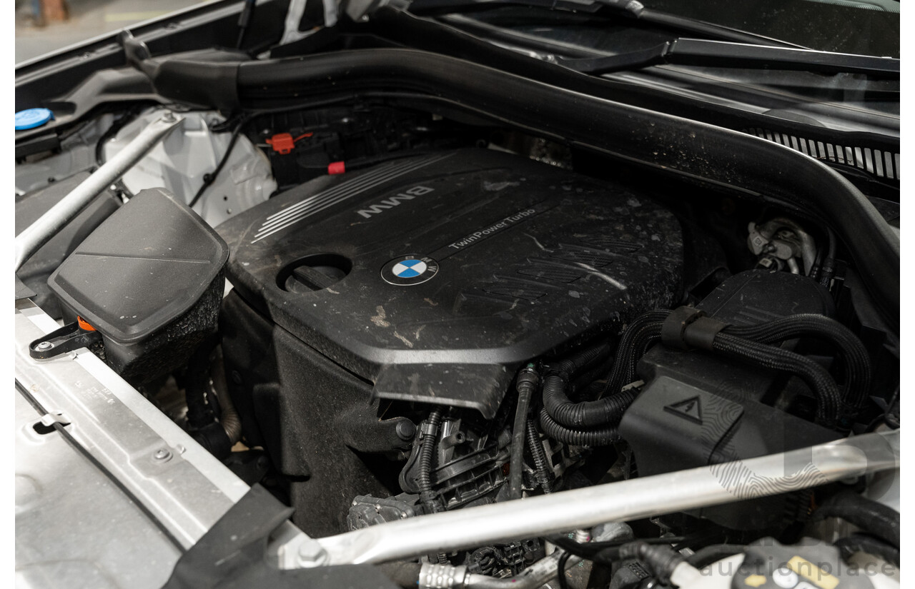 08/2019 BMW X3 Xdrive 20d (AWD) M-Sport Pack G01 4d Wagon White Turbo Diesel 2.0L