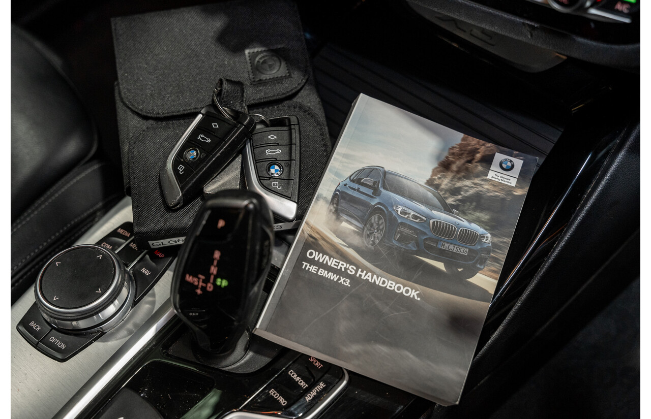 08/2019 BMW X3 Xdrive 20d (AWD) M-Sport Pack G01 4d Wagon White Turbo Diesel 2.0L