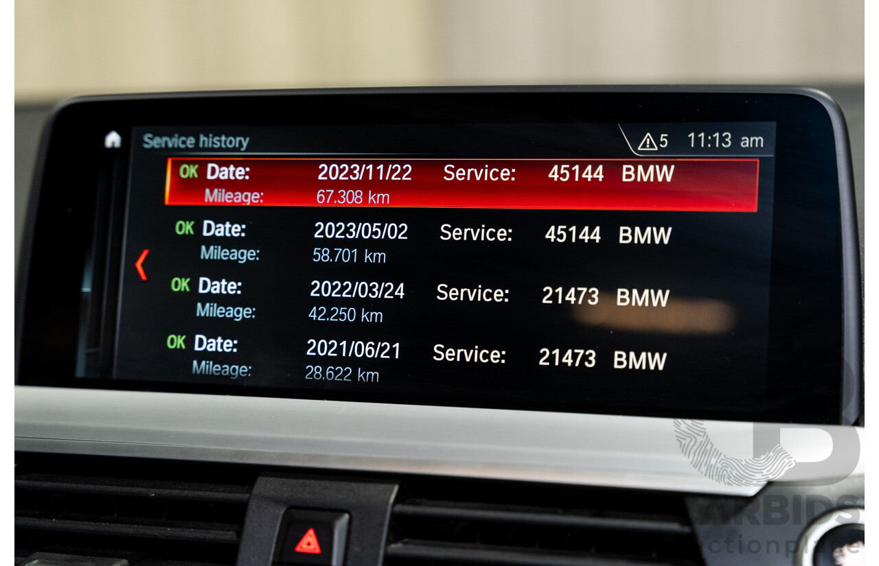 08/2019 BMW X3 Xdrive 20d (AWD) M-Sport Pack G01 4d Wagon White Turbo Diesel 2.0L