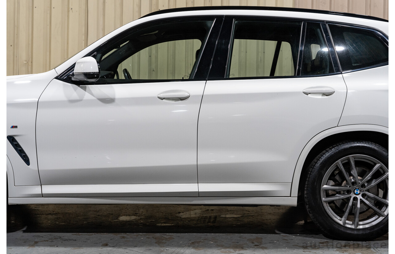 08/2019 BMW X3 Xdrive 20d (AWD) M-Sport Pack G01 4d Wagon White Turbo Diesel 2.0L
