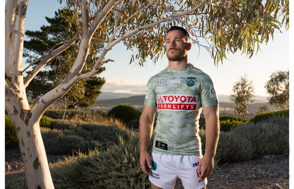9. Danny Levi - Player Cut and Signed Canberra Raiders 2024 ANZAC Jersey - Proceeds Towards Australian Kookaburra Kids Foundation