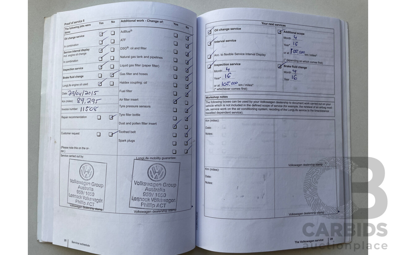 05/2011 Volkswagen Tiguan 125 TSI 4x4 5NC MY11 4D Wagon Grey 2.0L