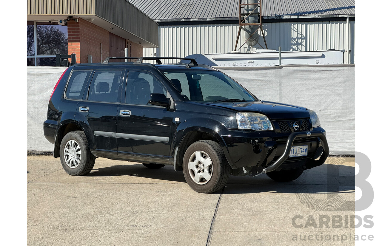 02/2005 Nissan X-Trail ST (4x4) 4WD T30 4D Wagon Black 2.5L