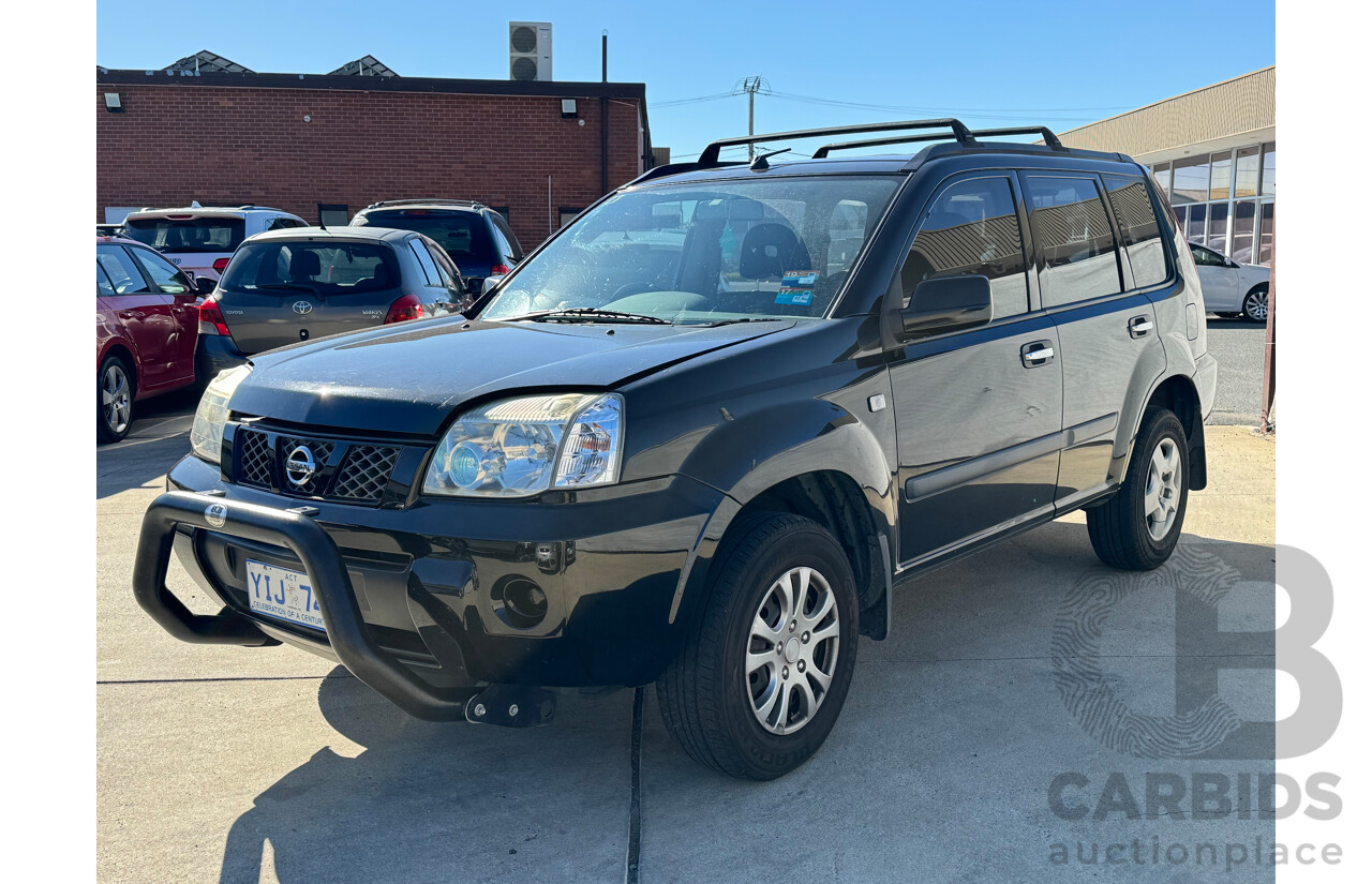 02/2005 Nissan X-Trail ST (4x4) 4WD T30 4D Wagon Black 2.5L
