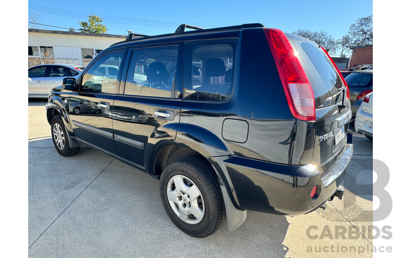 02/2005 Nissan X-Trail ST (4x4) 4WD T30 4D Wagon Black 2.5L