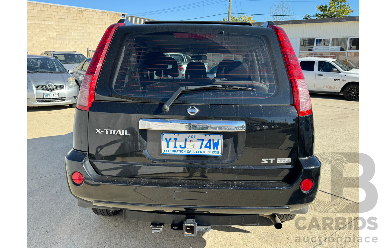 02/2005 Nissan X-Trail ST (4x4) 4WD T30 4D Wagon Black 2.5L