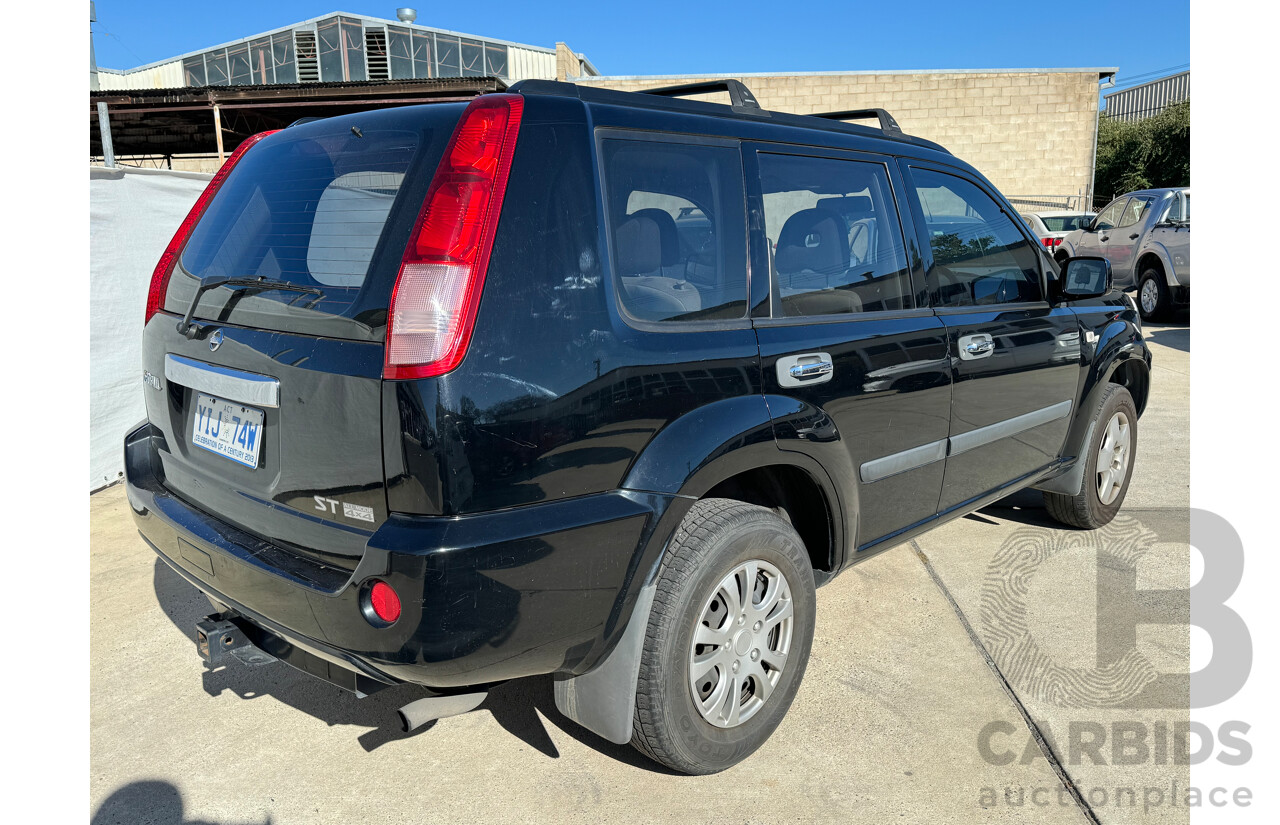 02/2005 Nissan X-Trail ST (4x4) 4WD T30 4D Wagon Black 2.5L
