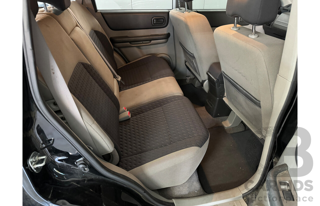 02/2005 Nissan X-Trail ST (4x4) 4WD T30 4D Wagon Black 2.5L