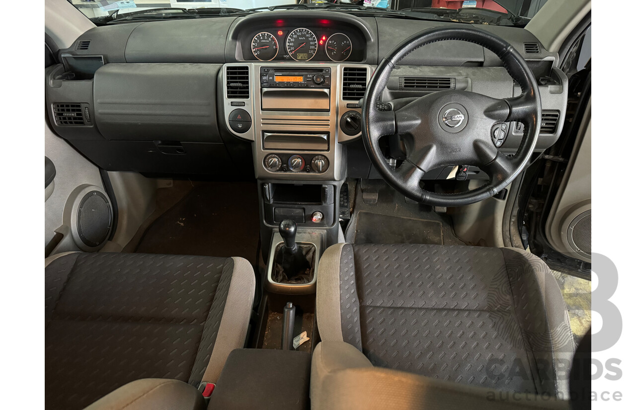 02/2005 Nissan X-Trail ST (4x4) 4WD T30 4D Wagon Black 2.5L
