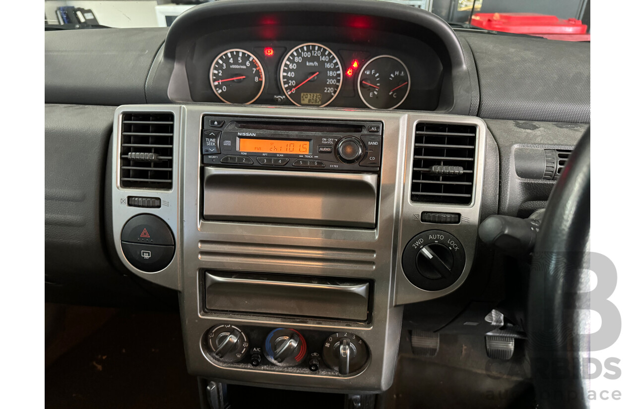 02/2005 Nissan X-Trail ST (4x4) 4WD T30 4D Wagon Black 2.5L
