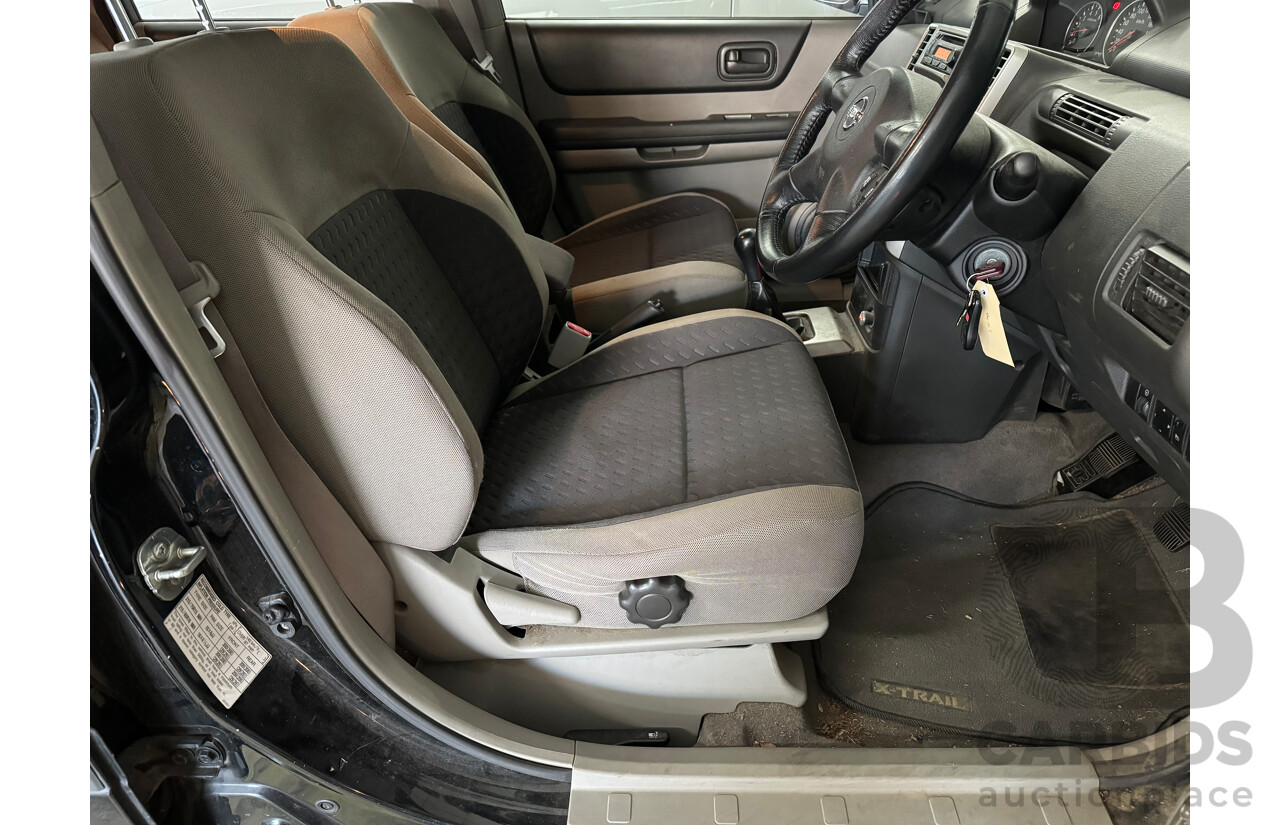 02/2005 Nissan X-Trail ST (4x4) 4WD T30 4D Wagon Black 2.5L