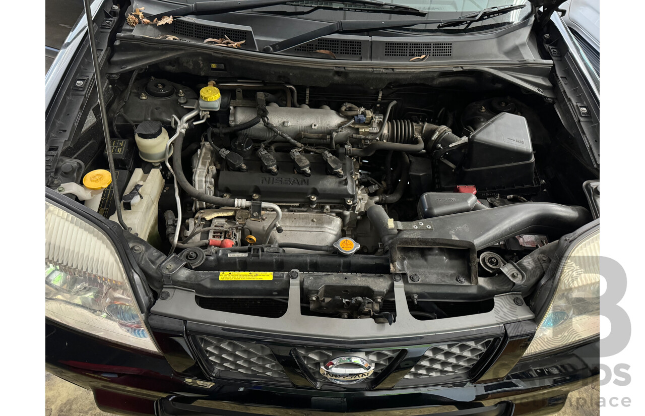 02/2005 Nissan X-Trail ST (4x4) 4WD T30 4D Wagon Black 2.5L