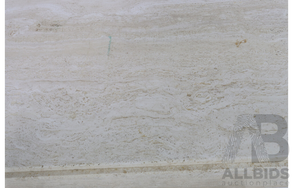 Granite Square Line Hall Table