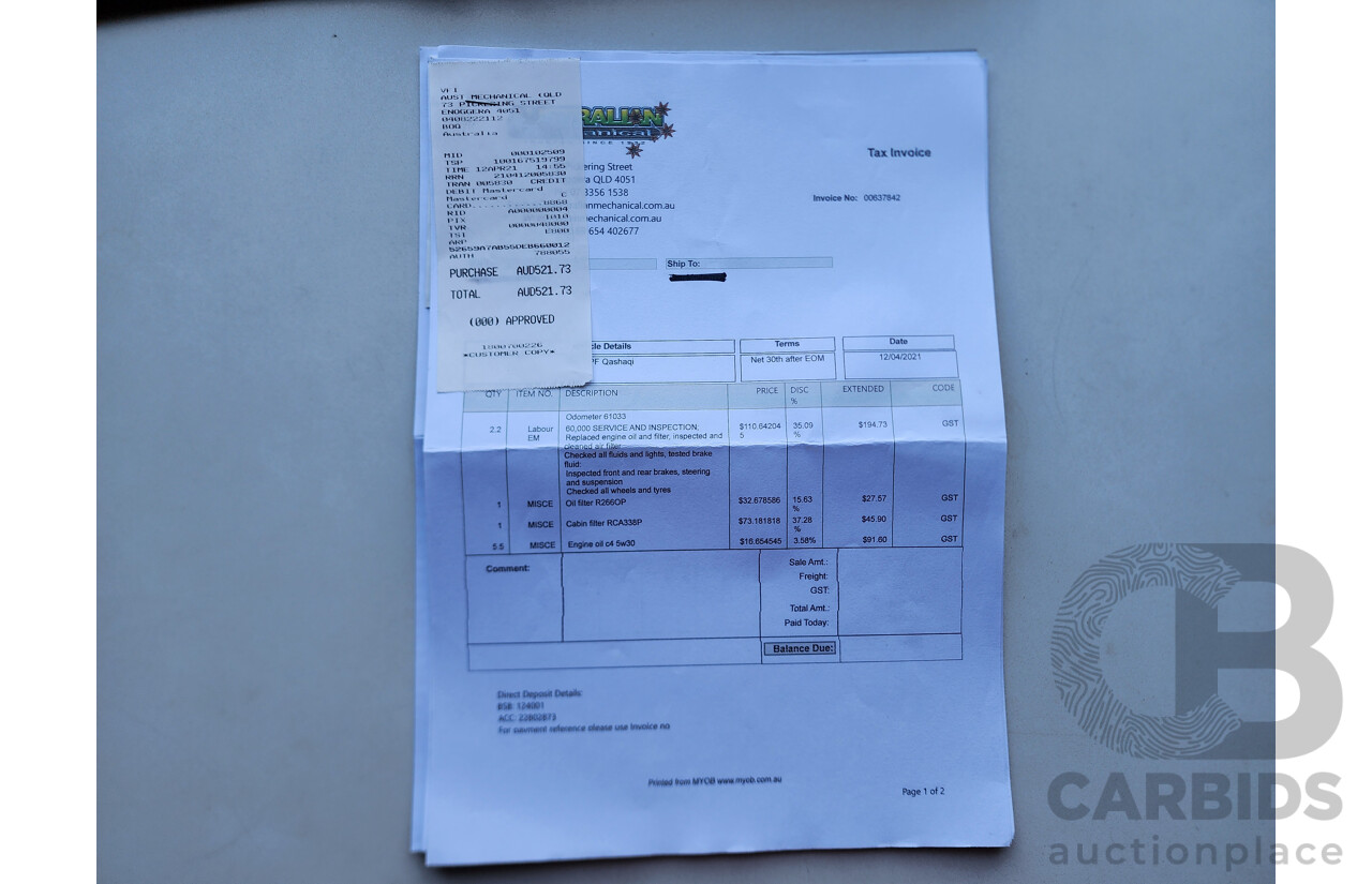 09/2015 Nissan Qashqai TL FWD J11 4D Wagon White 1.6L