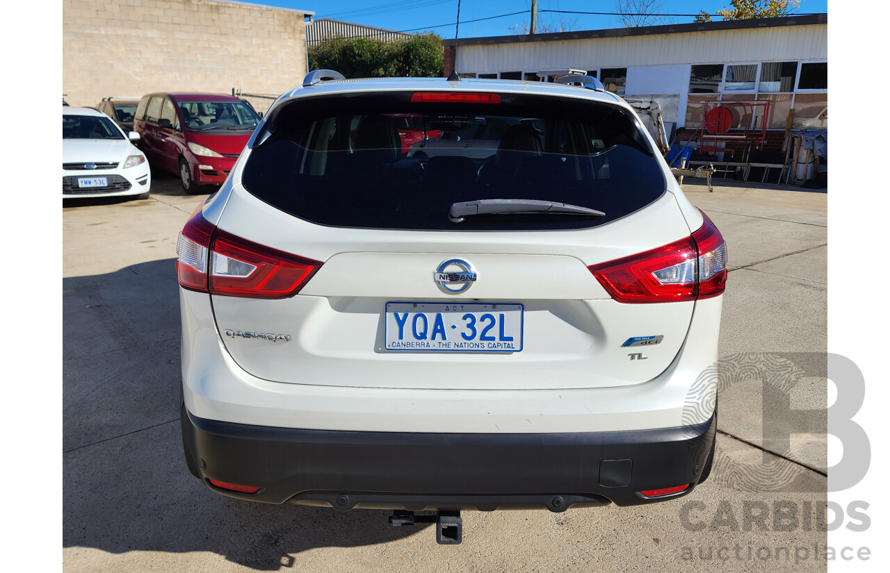 09/2015 Nissan Qashqai TL FWD J11 4D Wagon White 1.6L