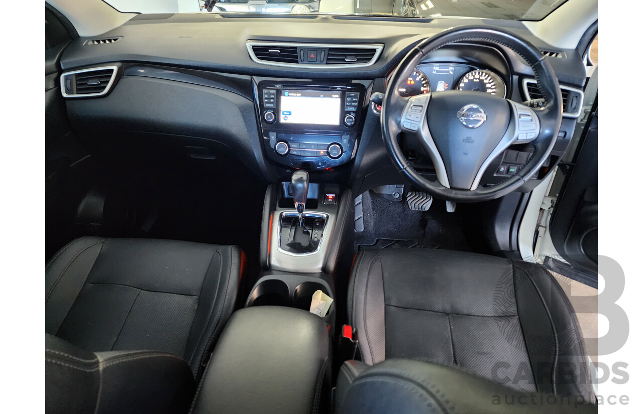 09/2015 Nissan Qashqai TL FWD J11 4D Wagon White 1.6L