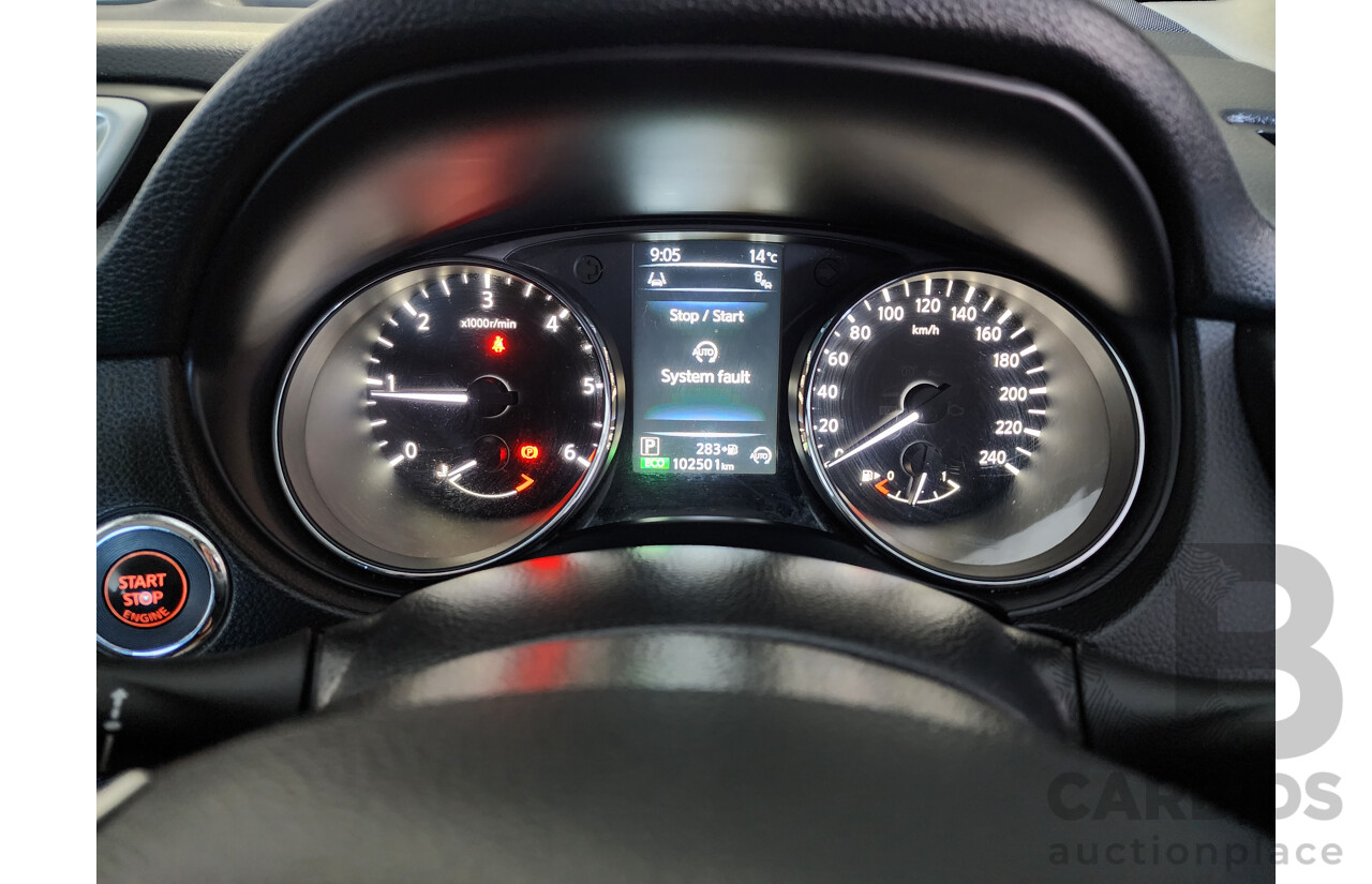 09/2015 Nissan Qashqai TL FWD J11 4D Wagon White 1.6L