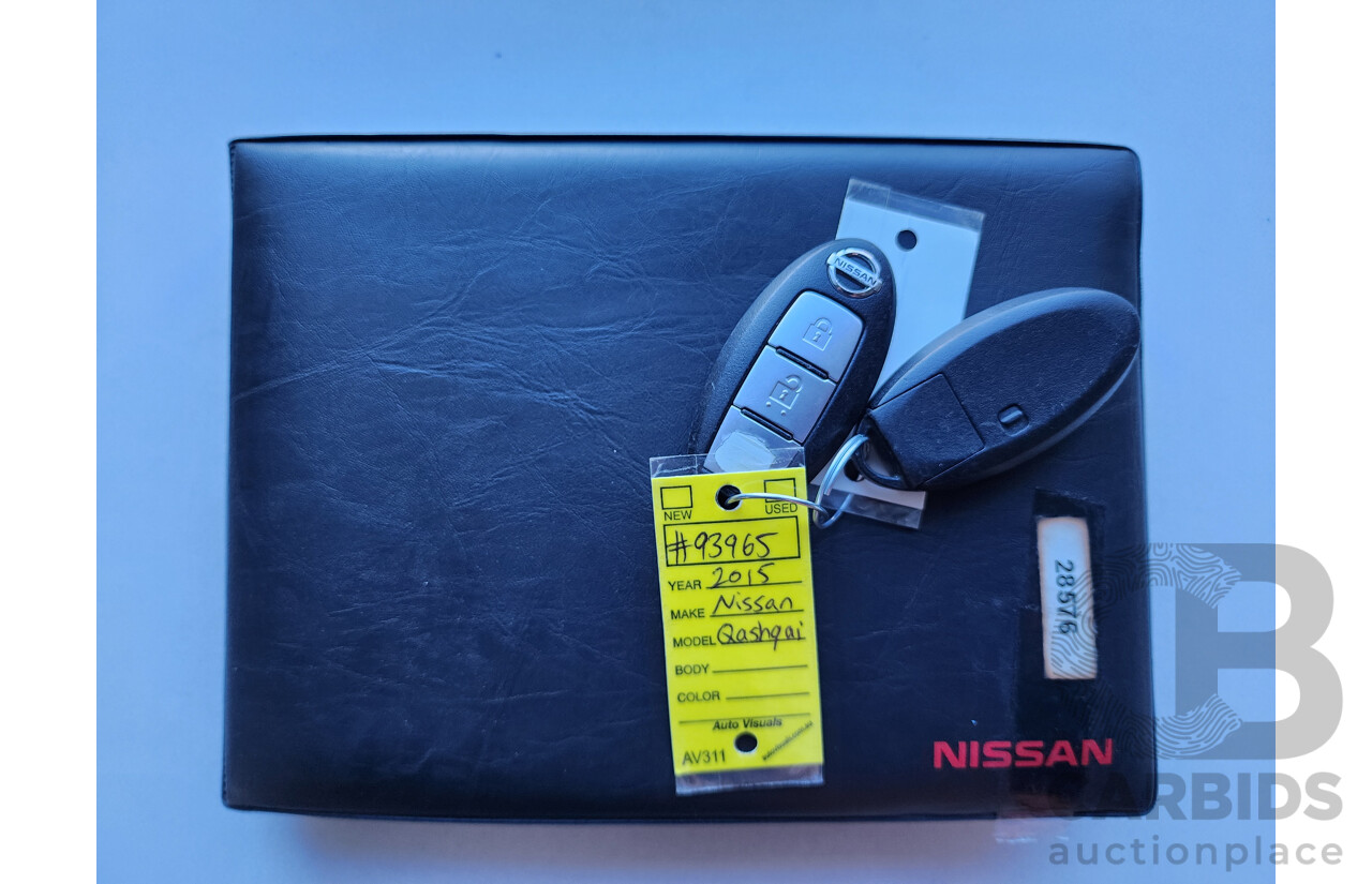 09/2015 Nissan Qashqai TL FWD J11 4D Wagon White 1.6L