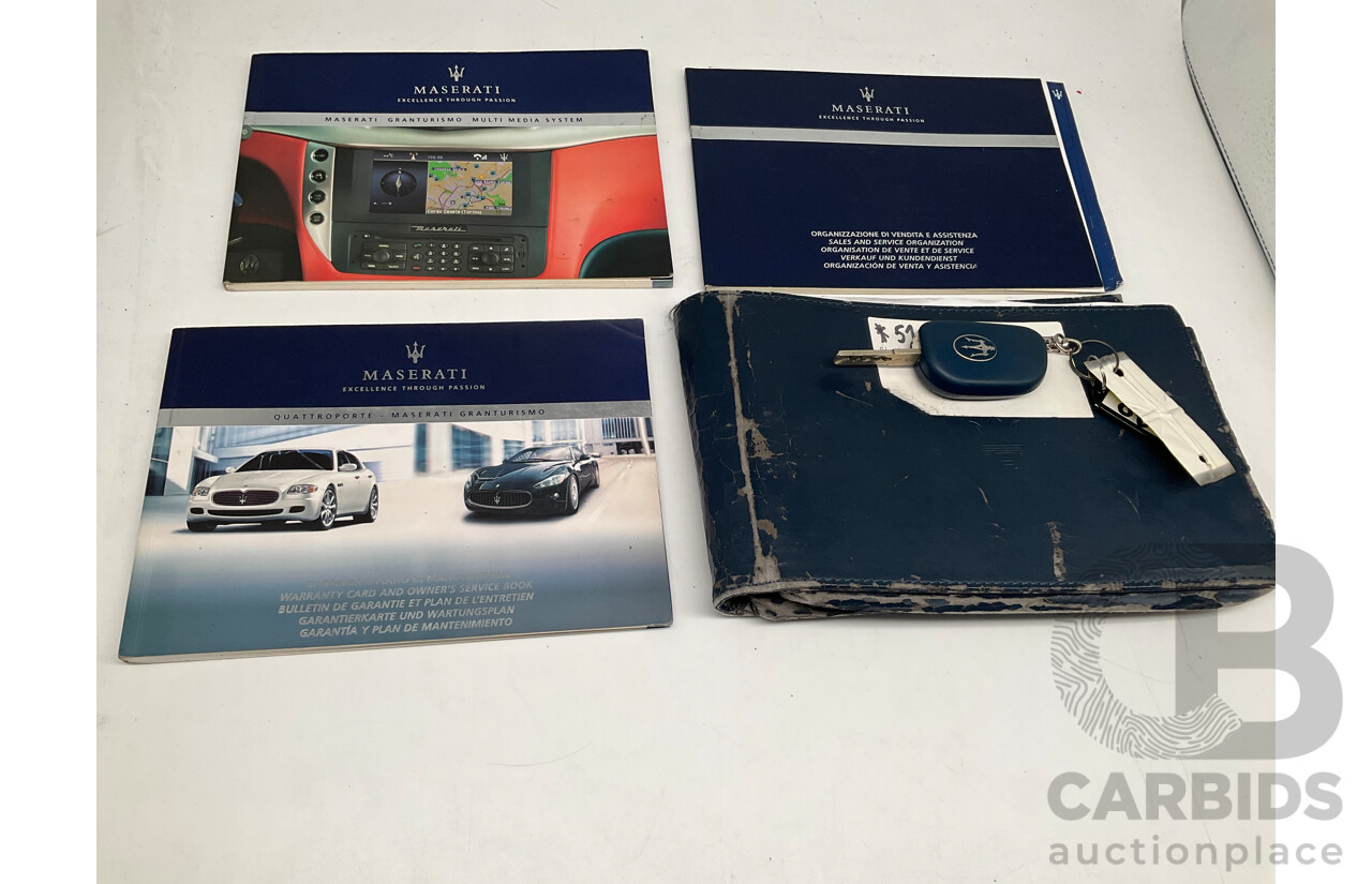 1/2008 Maserati Granturismo 2d Coupe Metallic Black V8 4.2L