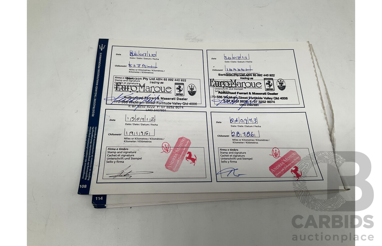 1/2008 Maserati Granturismo 2d Coupe Metallic Black V8 4.2L