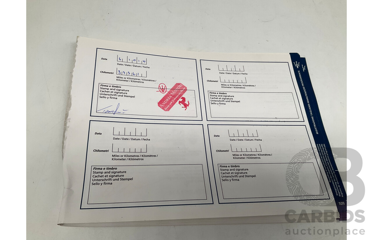 1/2008 Maserati Granturismo 2d Coupe Metallic Black V8 4.2L