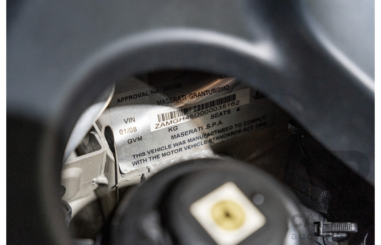 1/2008 Maserati Granturismo 2d Coupe Metallic Black V8 4.2L