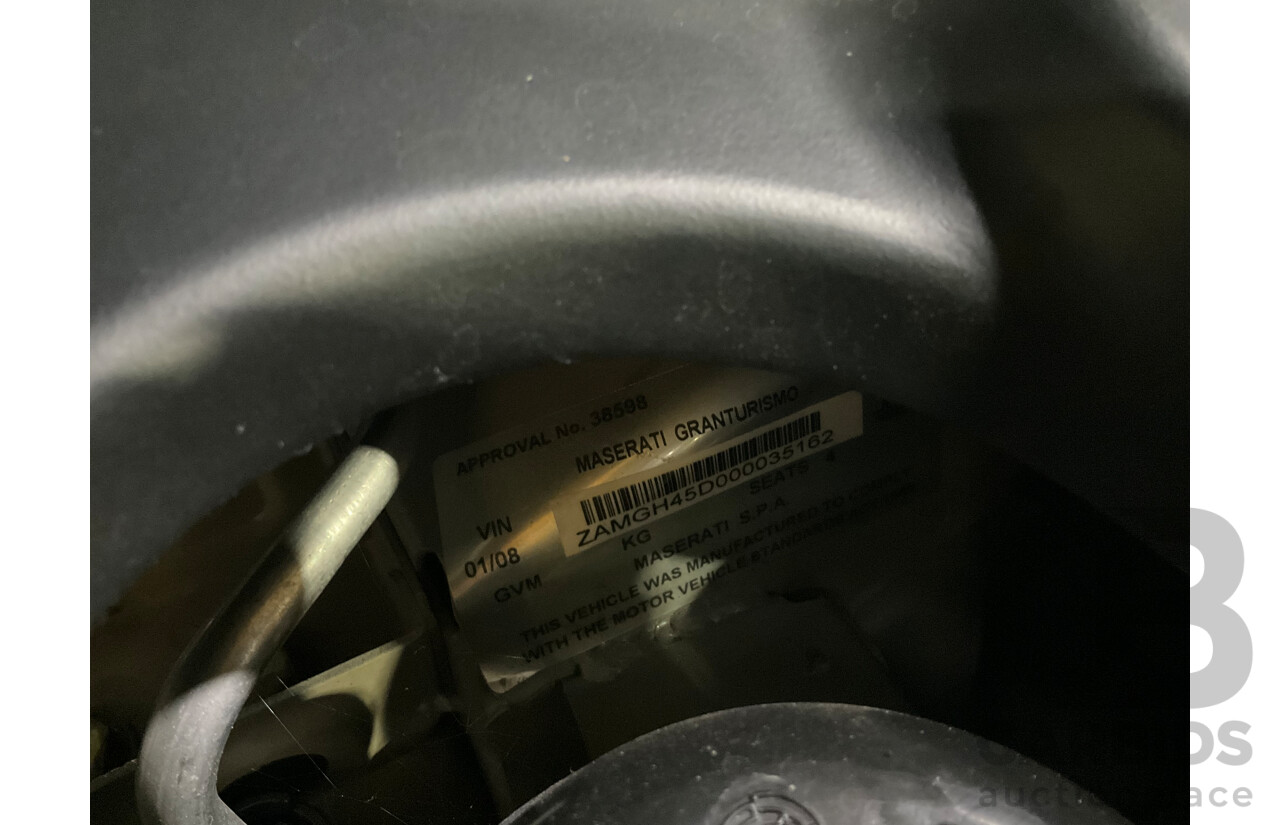 1/2008 Maserati Granturismo 2d Coupe Metallic Black V8 4.2L