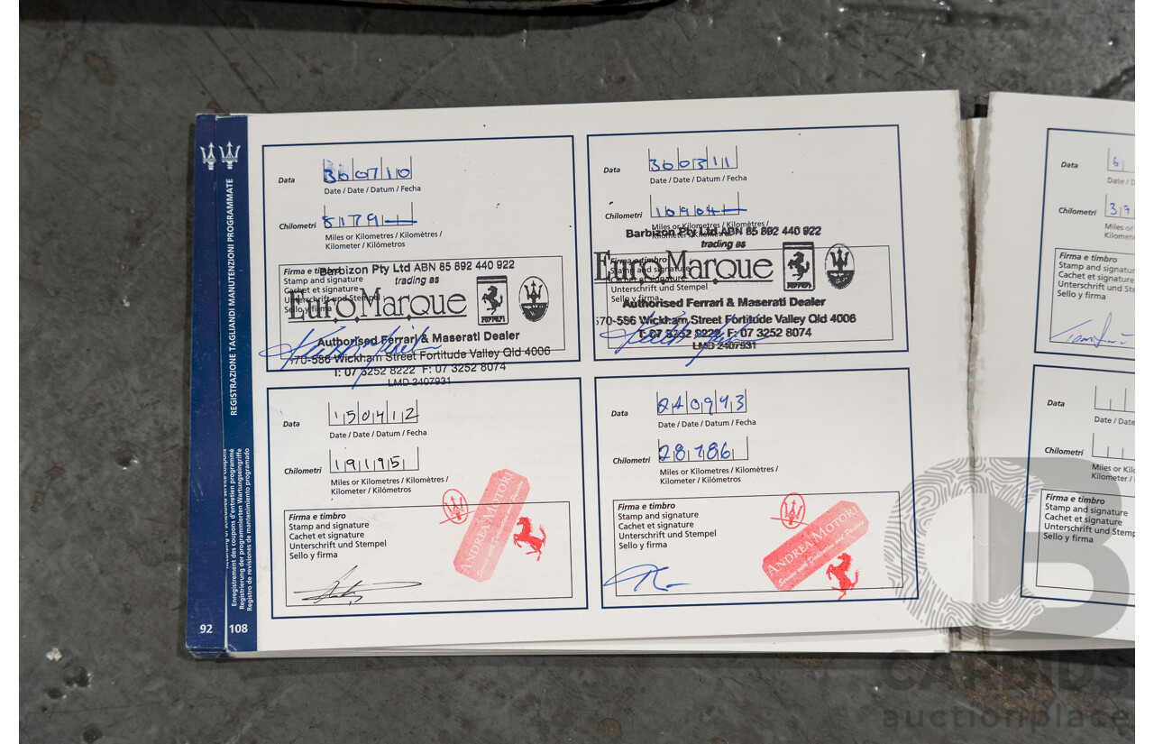 1/2008 Maserati Granturismo 2d Coupe Metallic Black V8 4.2L