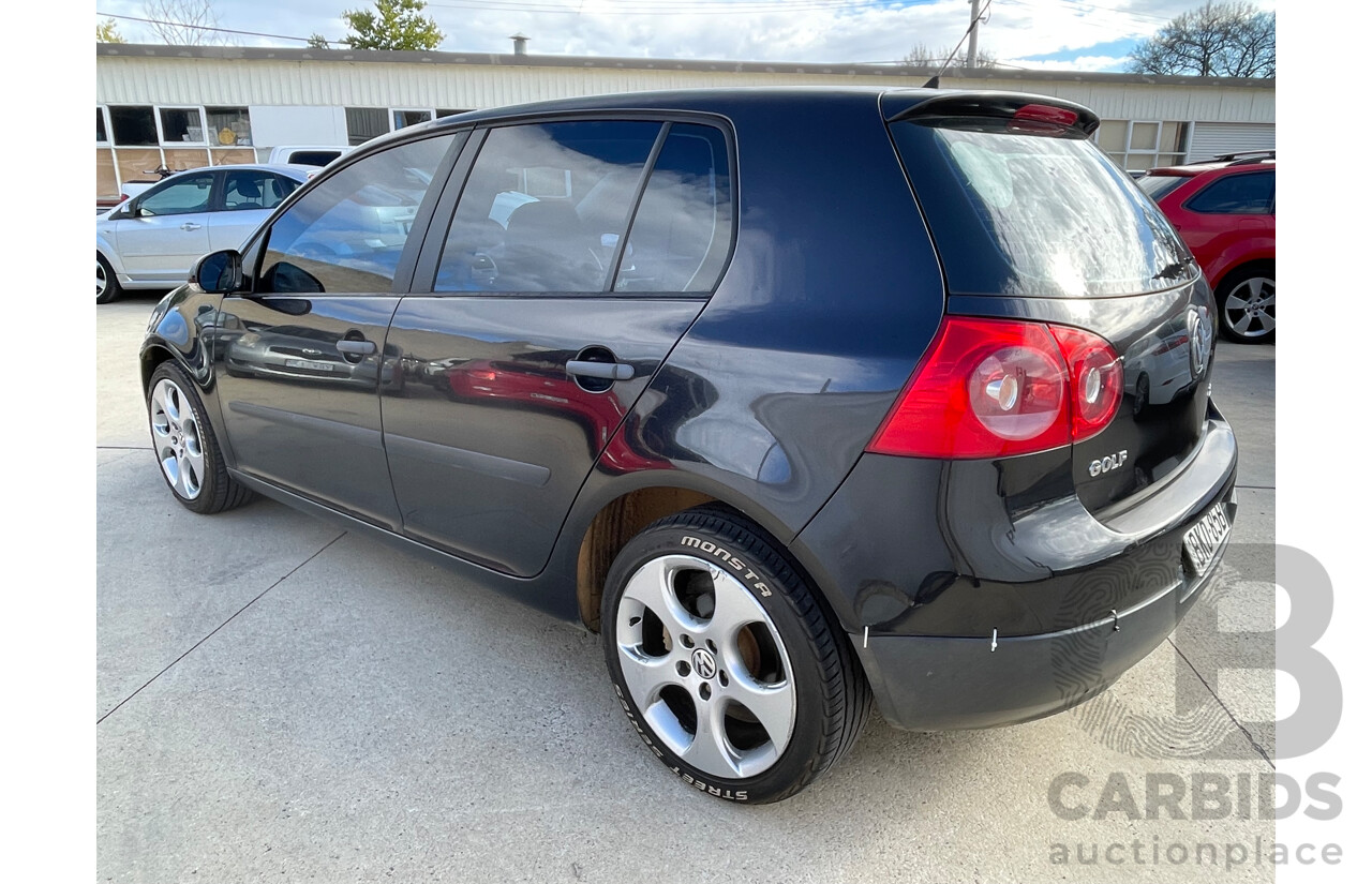 03/2007 Volkswagen Golf 2.0 TDI COMFORTLINE FWD 1K 5D Hatchback Black 2.0L