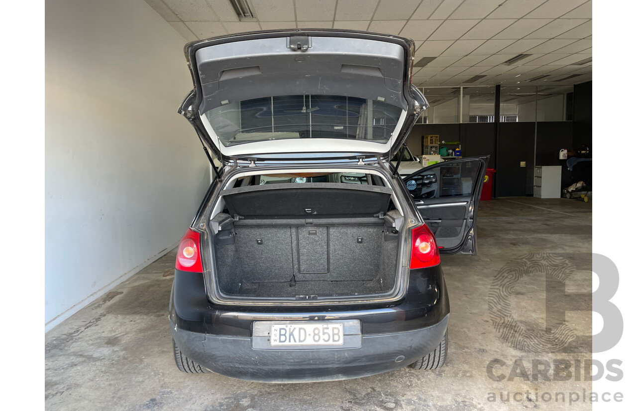 03/2007 Volkswagen Golf 2.0 TDI COMFORTLINE FWD 1K 5D Hatchback Black 2.0L