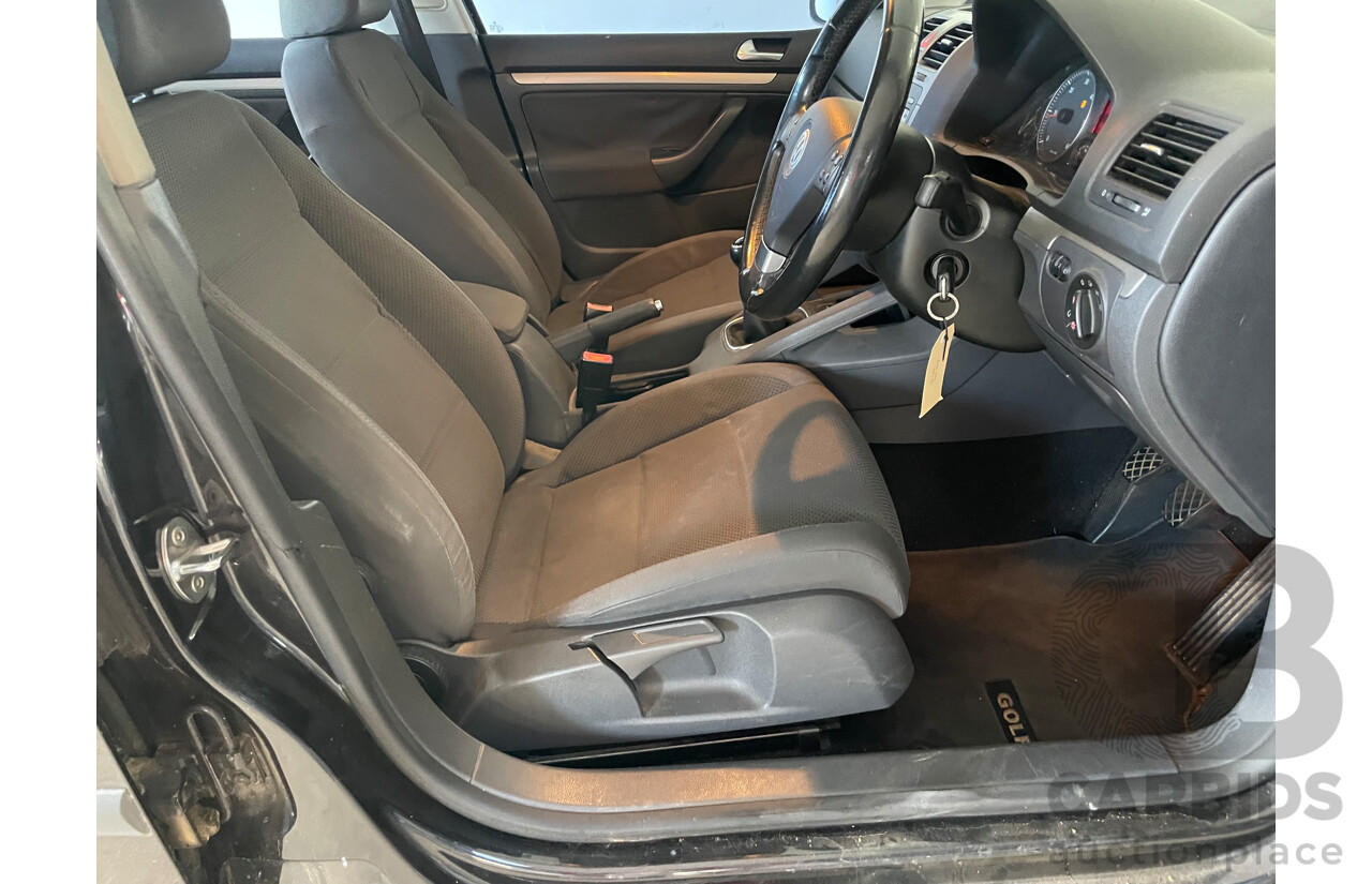 03/2007 Volkswagen Golf 2.0 TDI COMFORTLINE FWD 1K 5D Hatchback Black 2.0L