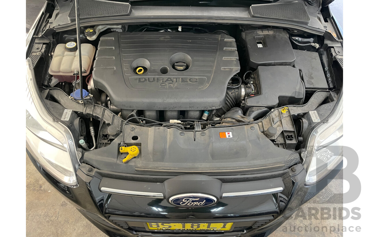 11/2012 Ford Focus TREND FWD LW MK2 5D Hatchback Black 2.0L
