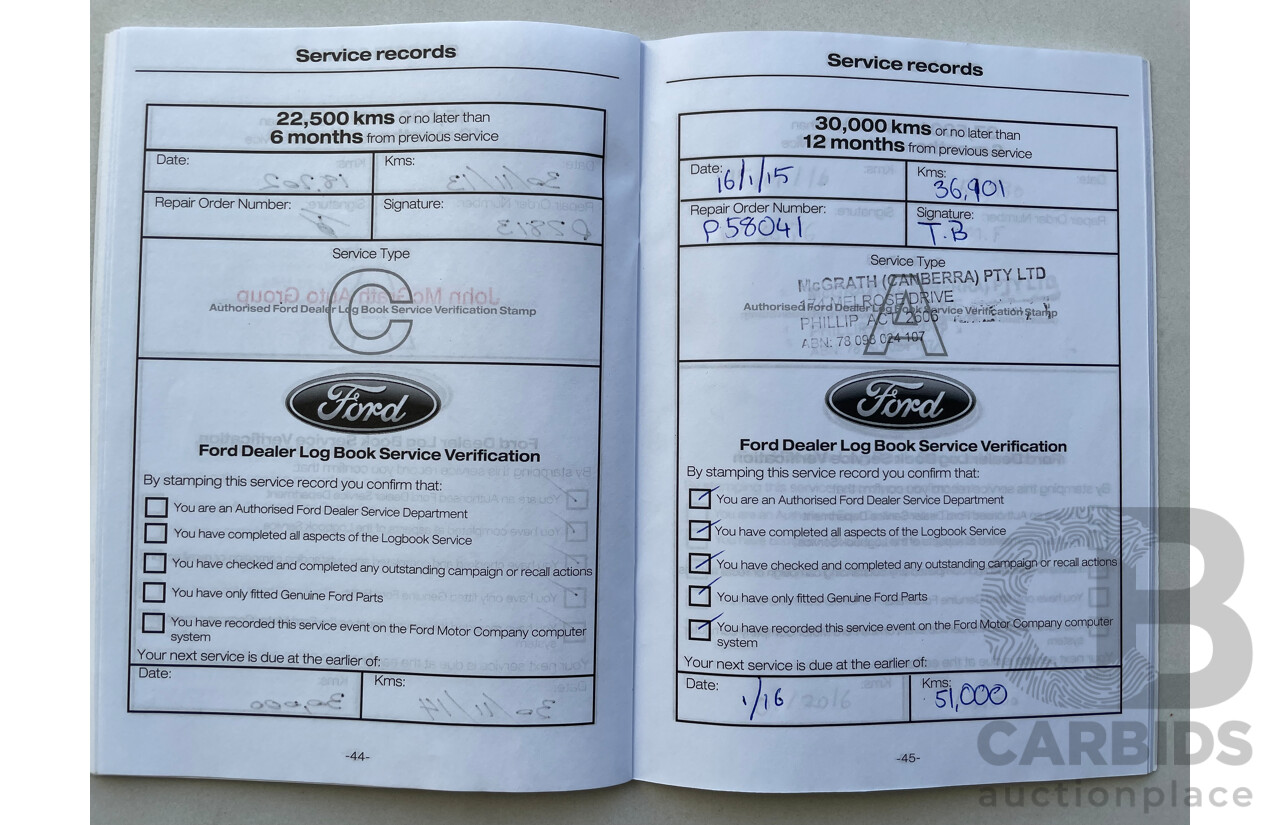 11/2012 Ford Focus TREND FWD LW MK2 5D Hatchback Black 2.0L