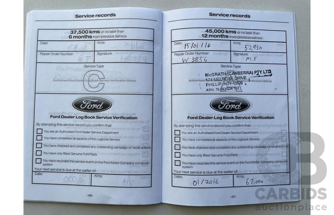 11/2012 Ford Focus TREND FWD LW MK2 5D Hatchback Black 2.0L