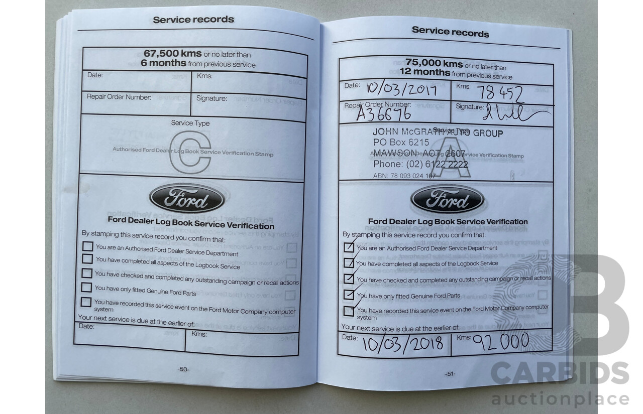 11/2012 Ford Focus TREND FWD LW MK2 5D Hatchback Black 2.0L