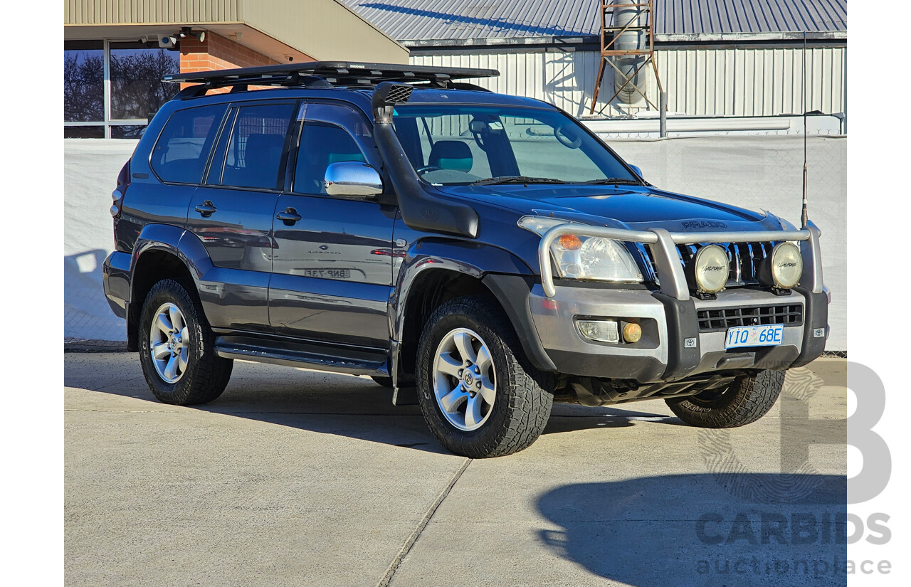 3/2007 Toyota Landcruiser Prado Grande (4x4) GRJ120R 07 UPGRADE 4d Wagon Grey 4.0L