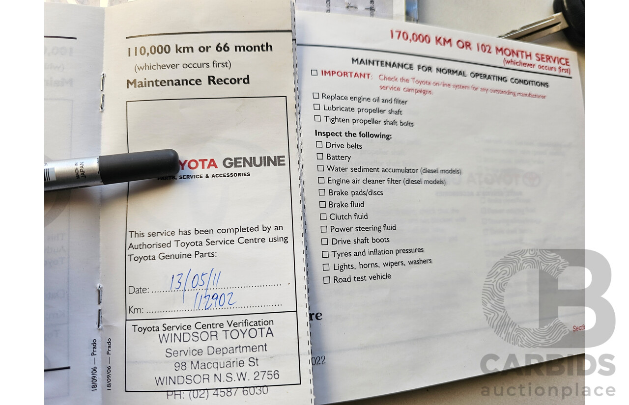 3/2007 Toyota Landcruiser Prado Grande (4x4) GRJ120R 07 UPGRADE 4d Wagon Grey 4.0L