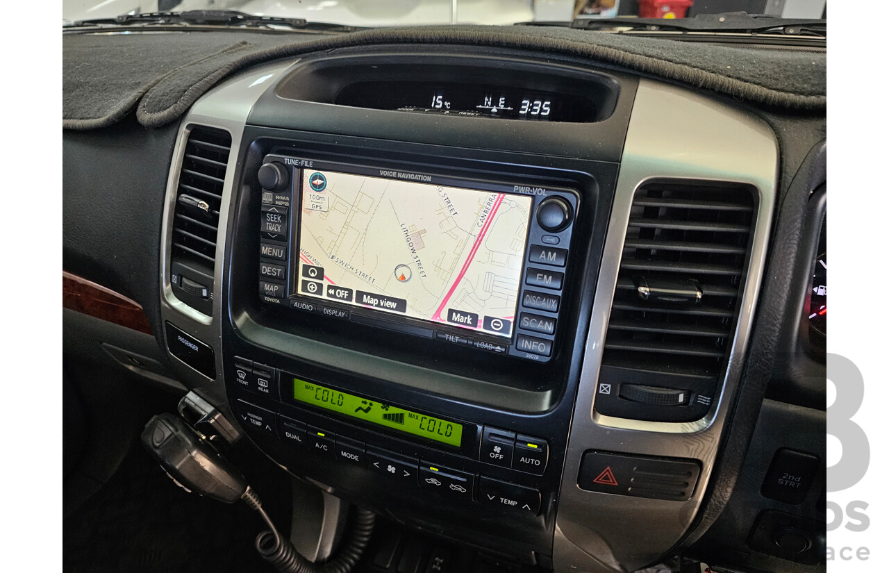 3/2007 Toyota Landcruiser Prado Grande (4x4) GRJ120R 07 UPGRADE 4d Wagon Grey 4.0L