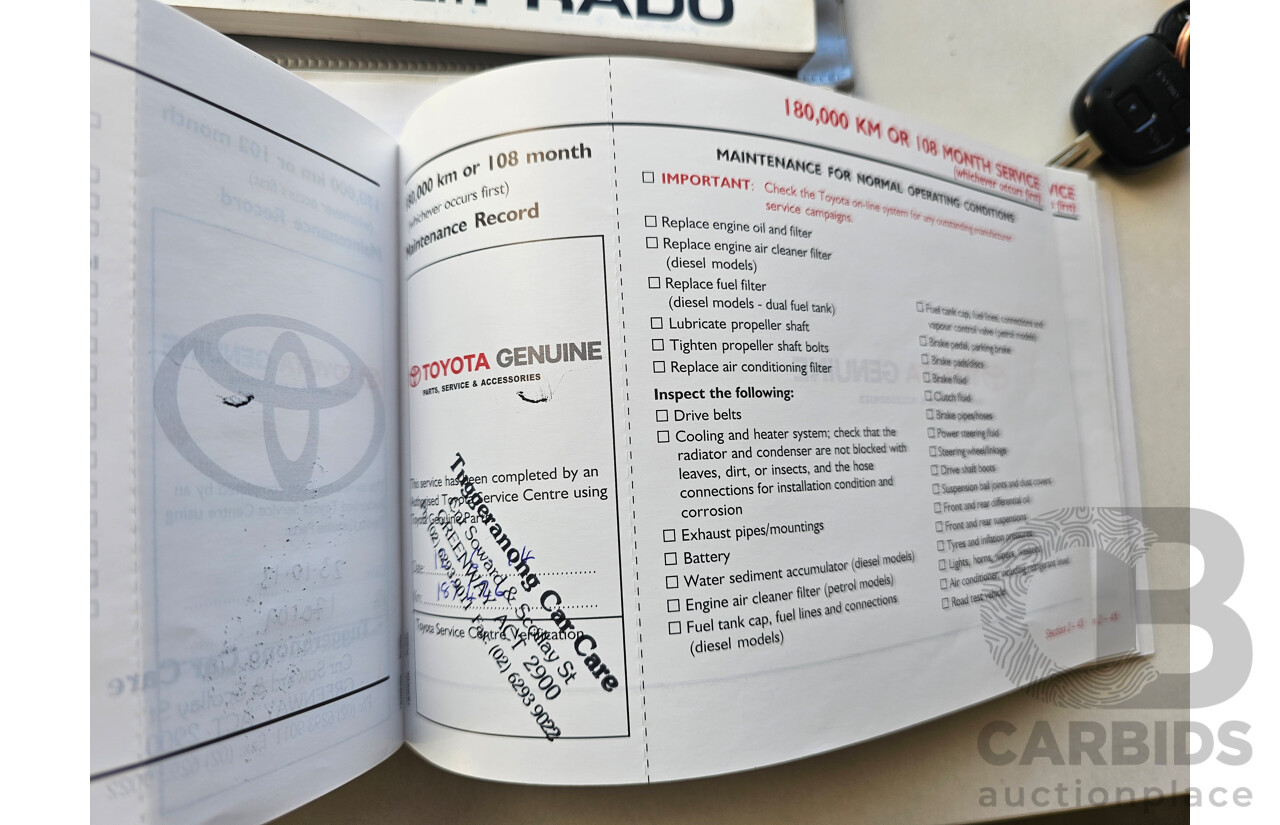 3/2007 Toyota Landcruiser Prado Grande (4x4) GRJ120R 07 UPGRADE 4d Wagon Grey 4.0L