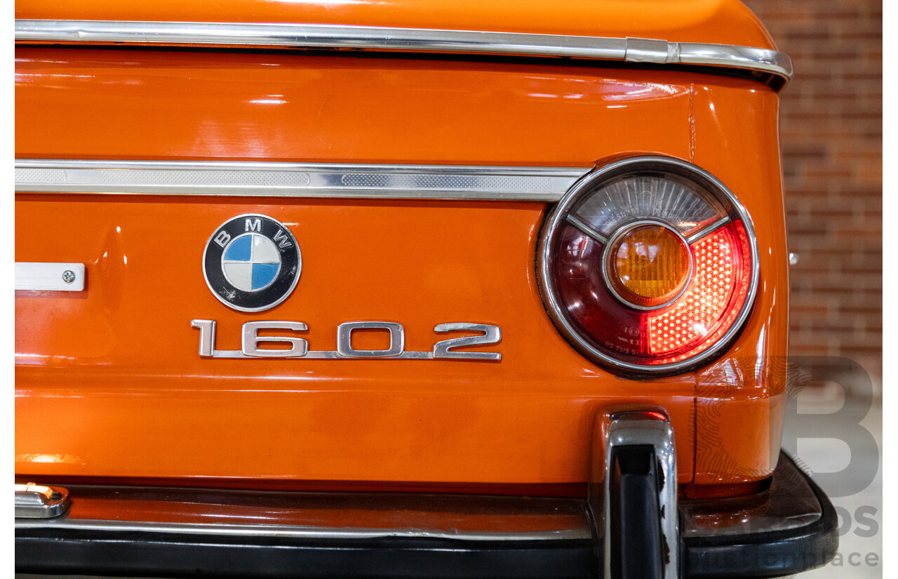 1/1971 BMW 1602 2d Coupe Inka Orange 1.6L