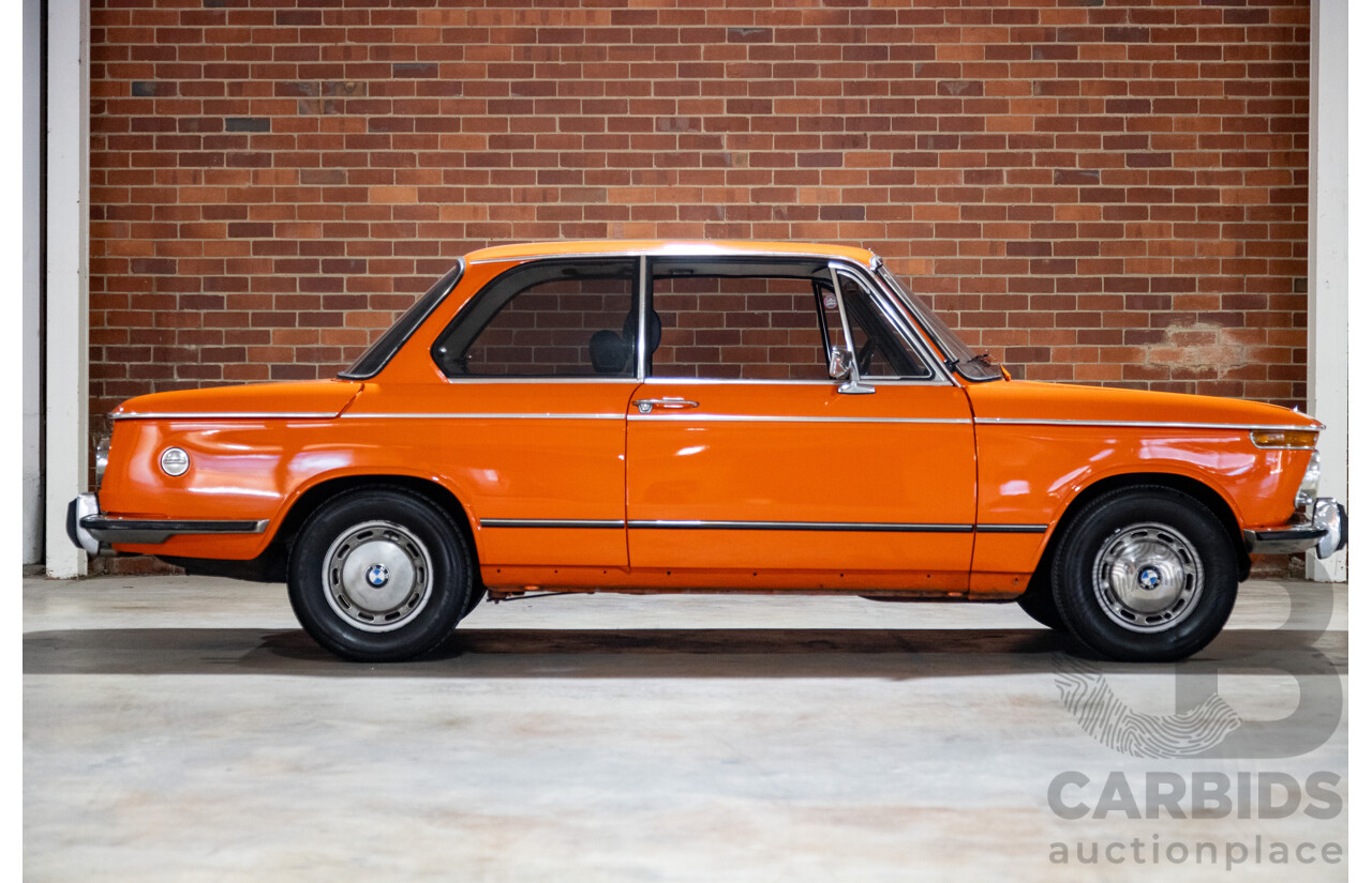 1/1971 BMW 1602 2d Coupe Inka Orange 1.6L