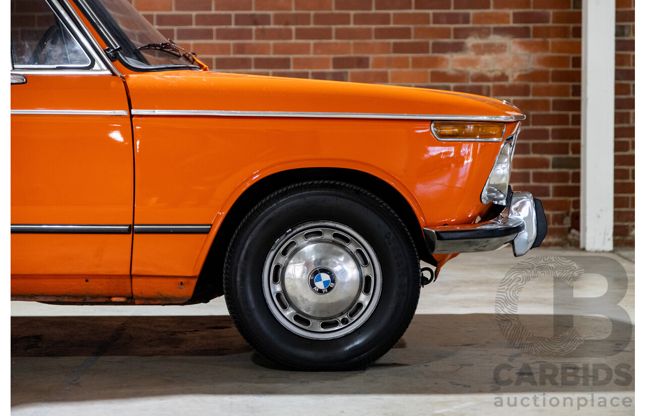 1/1971 BMW 1602 2d Coupe Inka Orange 1.6L