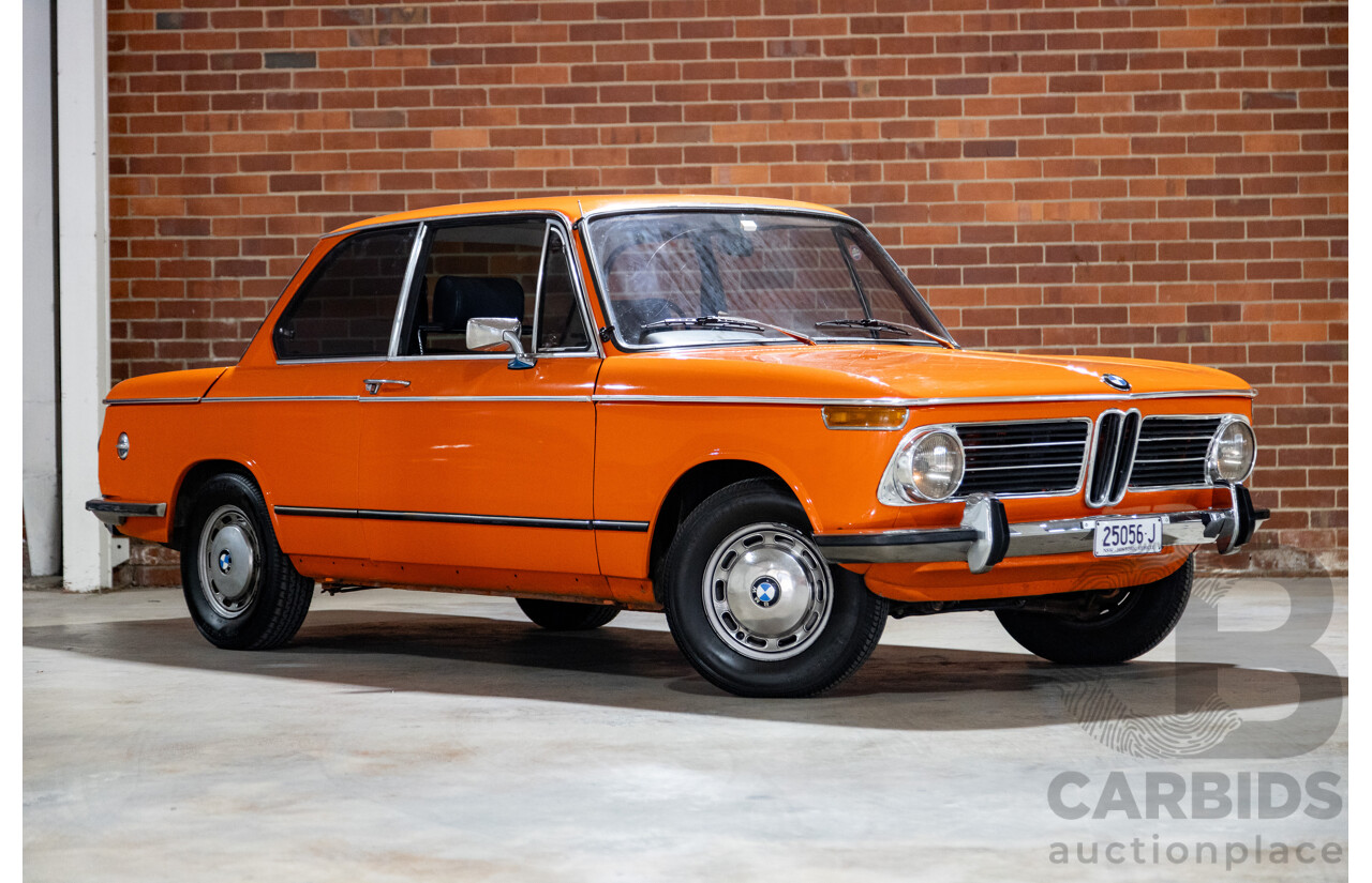 1/1971 BMW 1602 2d Coupe Inka Orange 1.6L