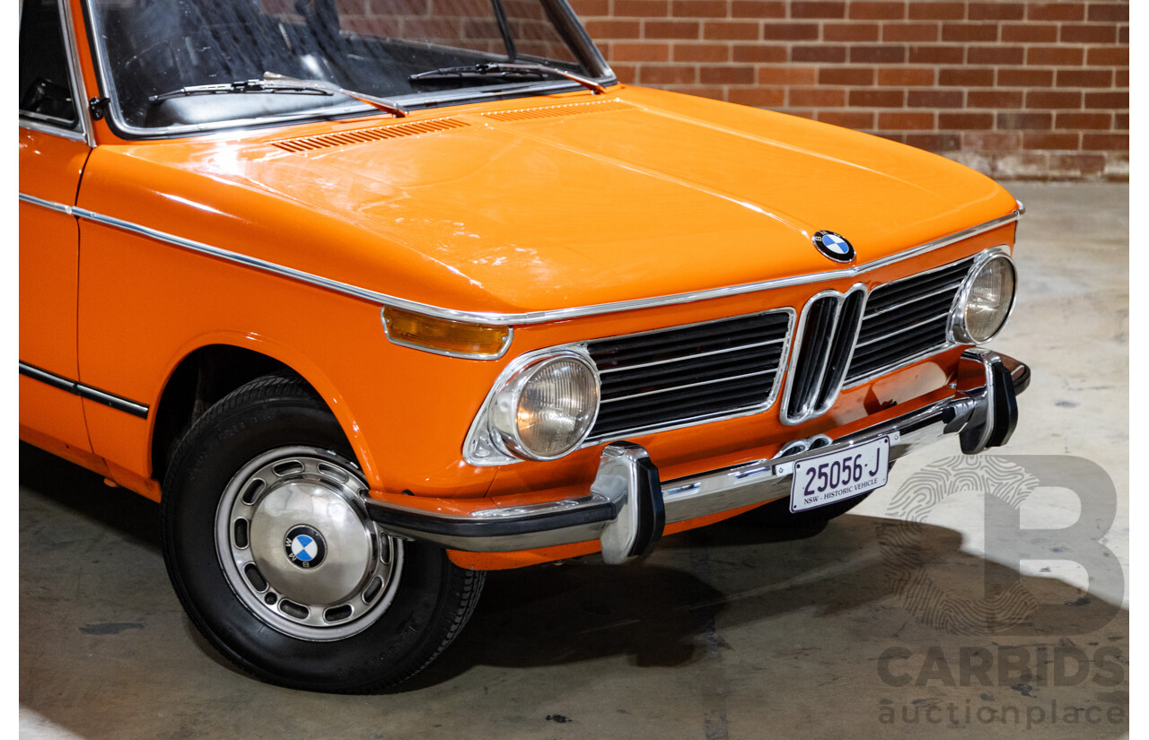 1/1971 BMW 1602 2d Coupe Inka Orange 1.6L