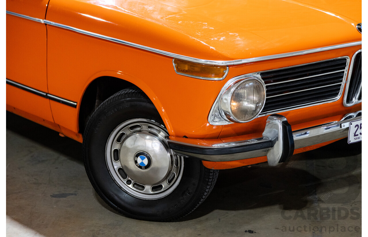 1/1971 BMW 1602 2d Coupe Inka Orange 1.6L