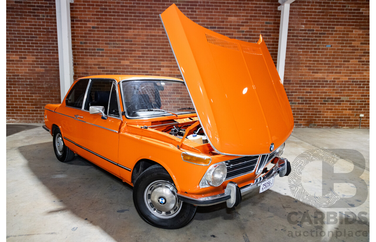 1/1971 BMW 1602 2d Coupe Inka Orange 1.6L