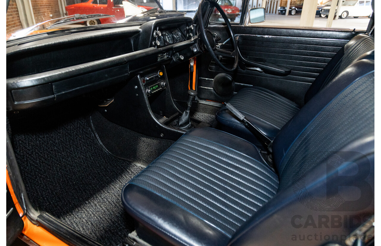 1/1971 BMW 1602 2d Coupe Inka Orange 1.6L